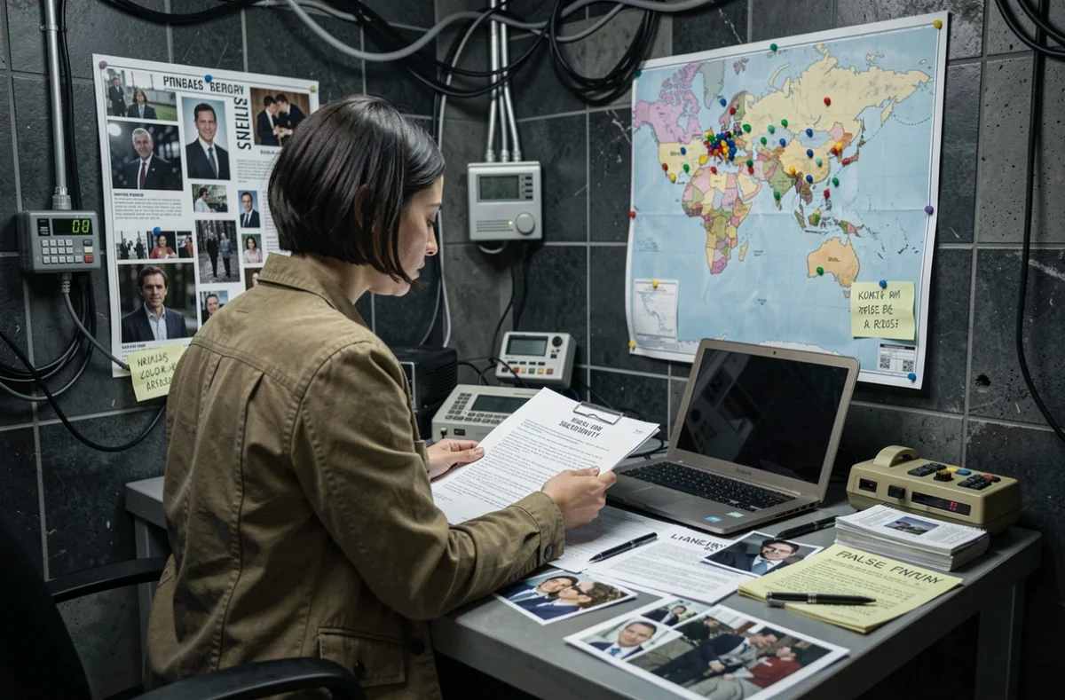 Joueuse inspectant un dossier secret dans la salle espionnage de John Doe escape game Nantes